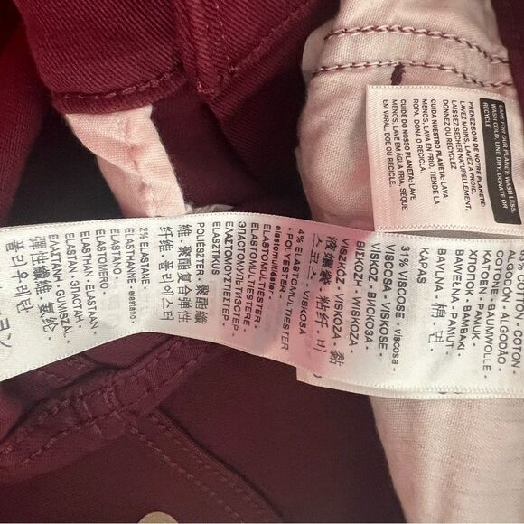 Levi's Plus Classic Straight Jeans Windsor Wine- Size 18W - Picture 12 of 12